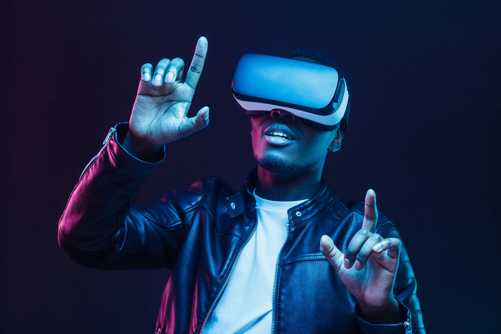 Stock Display Technological Advancements: VR Headset.
