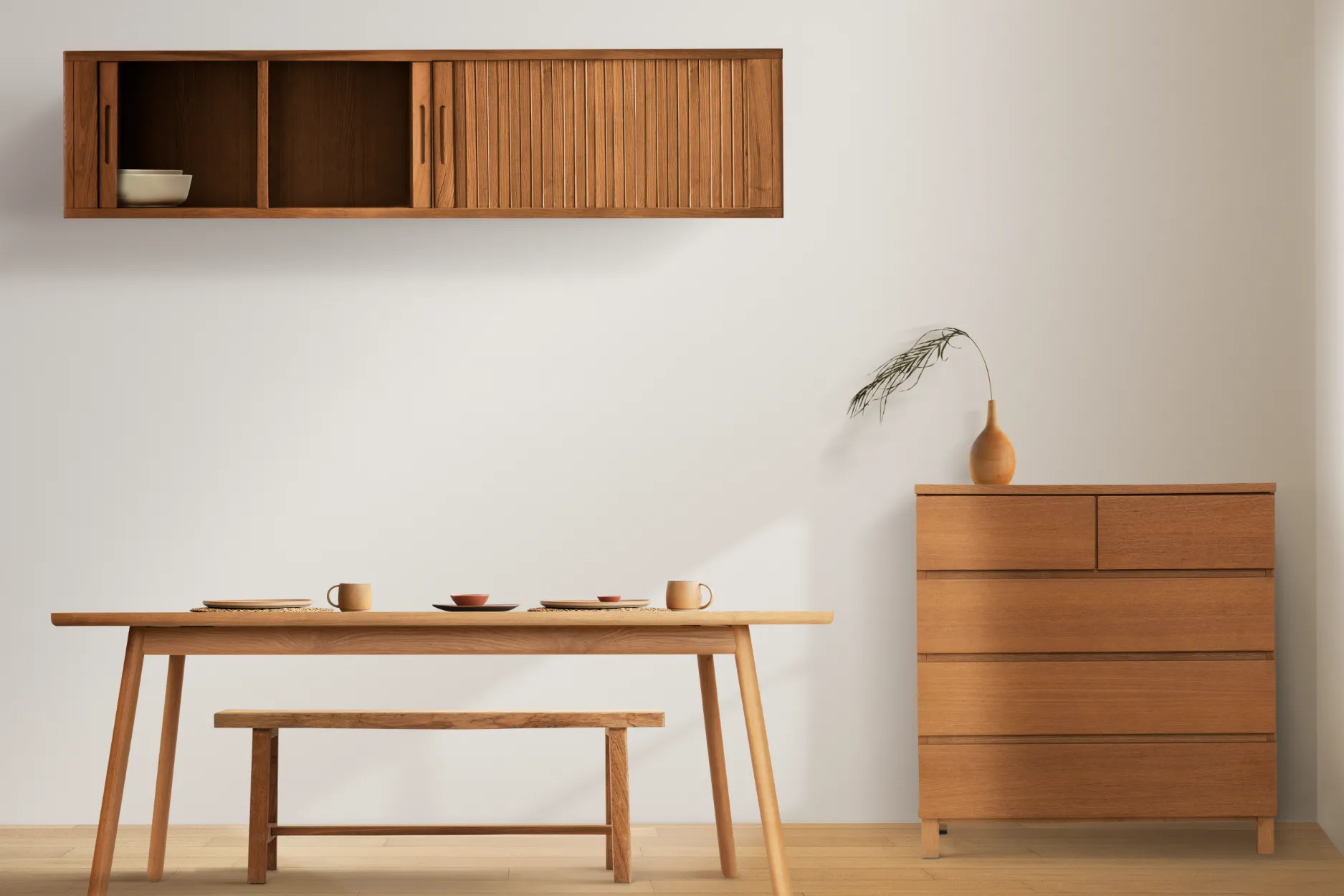 Wooden Furniture In Minimal Dining Room Interior D 2022 12 16 00 32 06 Utc.webp